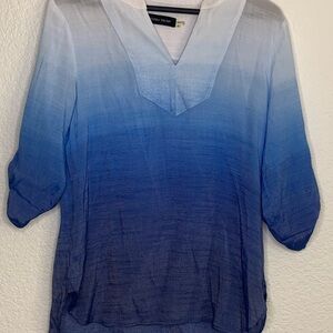 Blue Gradient Women's Top